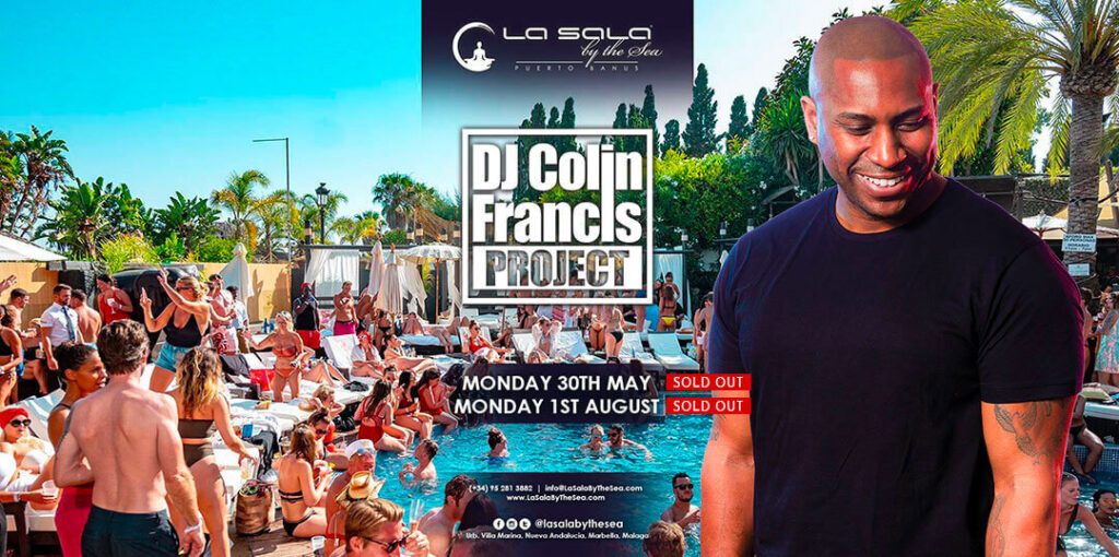 DJ Collin Francis Project pool parties at La Sala by the Sea DJ Collin Francis Project pool parties at La Sala by the Sea