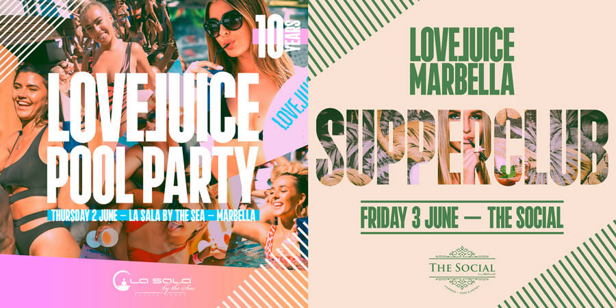 LovejuiceLoveJuice June Jubilee Weekend to take place at La Sala LoveJuice June Jubilee Weekend to take place at La Sala