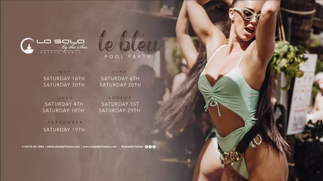 lebleu-26 2025 Le Bleu Pool Parties at La Sala by the Sea, Marbella